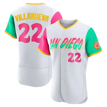 Christian Villanueva Men's San Diego Padres Authentic 2022 City Connect Jersey - White