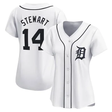 Christin Stewart Women's Detroit Tigers Limited Home Jersey - White