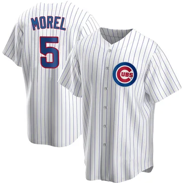 Christopher Morel Men's Chicago Cubs Replica Home Jersey - White