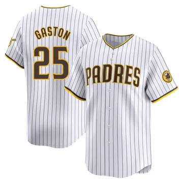 Cito Gaston Men's San Diego Padres Limited Home Jersey - White