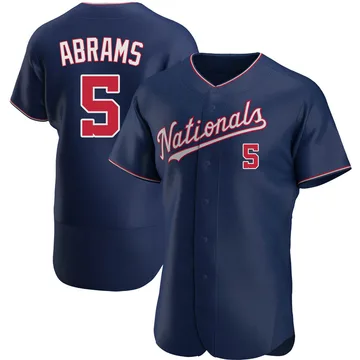 CJ Abrams Men's Washington Nationals Authentic Alternate Jersey - Navy