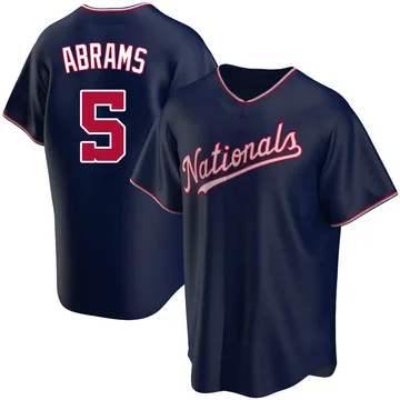 CJ Abrams Youth Washington Nationals Replica Alternate Jersey - Navy