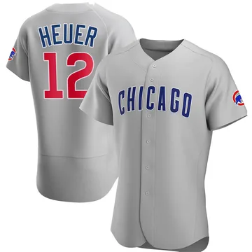 Codi Heuer Men's Chicago Cubs Authentic Road Jersey - Gray