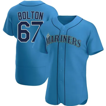 Cody Bolton Men's Seattle Mariners Authentic Alternate Jersey - Royal