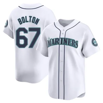 Cody Bolton Men's Seattle Mariners Limited Home Jersey - White