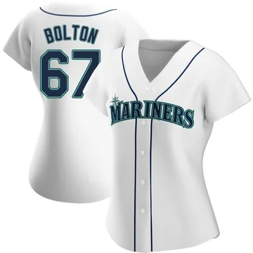 Cody Bolton Women's Seattle Mariners Authentic Home Jersey - White