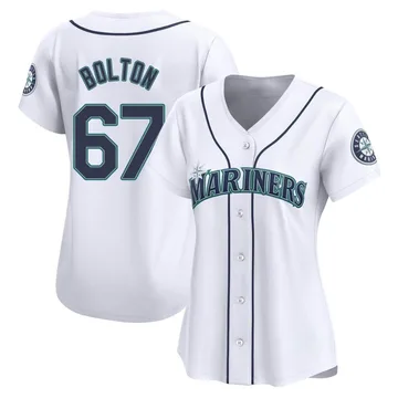 Cody Bolton Women's Seattle Mariners Limited Home Jersey - White