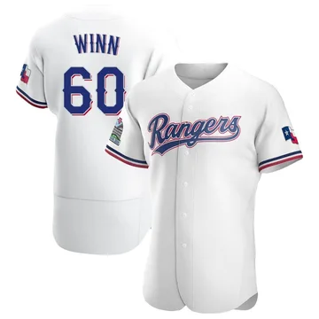 Cole Winn Men's Texas Rangers Authentic Home Jersey - White