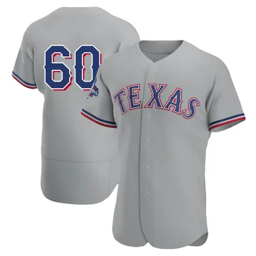 Cole Winn Men's Texas Rangers Authentic Road 2023 World Series Champions Jersey - Gray