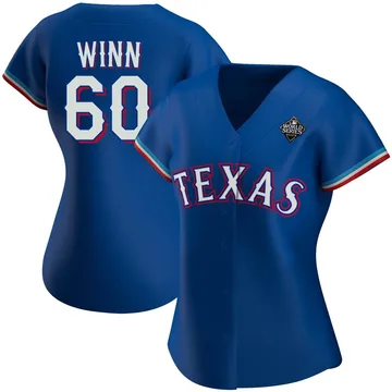 Cole Winn Women's Texas Rangers Authentic Alternate 2023 World Series Jersey - Royal