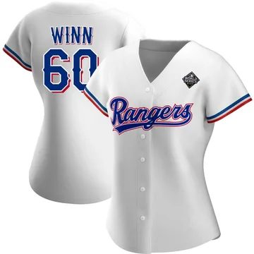 Cole Winn Women's Texas Rangers Authentic Home 2023 World Series Jersey - White