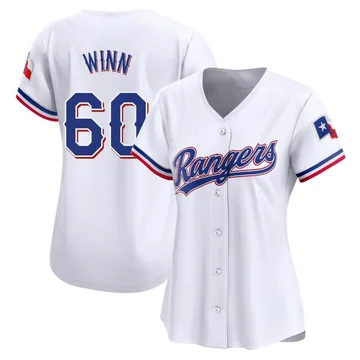 Cole Winn Women's Texas Rangers Limited Home Jersey - White