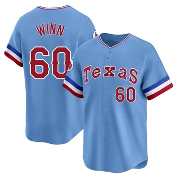 Cole Winn Youth Texas Rangers Limited Cooperstown Collection Jersey - Light Blue