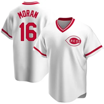 Colin Moran Men's Cincinnati Reds Replica Home Cooperstown Collection Jersey - White