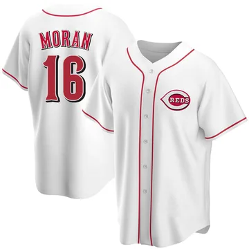 Colin Moran Men's Cincinnati Reds Replica Home Jersey - White