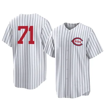 Connor Overton Men's Cincinnati Reds Replica 2022 Field Of Dreams Jersey - White