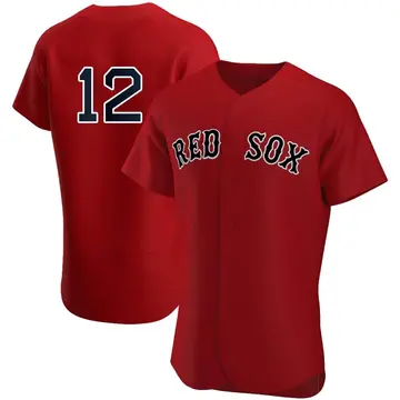 Connor Wong Men's Boston Red Sox Authentic Alternate Team Jersey - Red