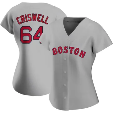 Cooper Criswell Women's Boston Red Sox Authentic Road Jersey - Gray