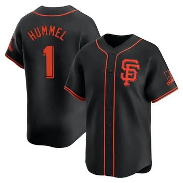 Cooper Hummel Men's San Francisco Giants Limited Alternate Jersey - Black