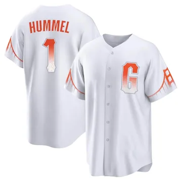 Cooper Hummel Men's San Francisco Giants Replica 2021 City Connect Jersey - White