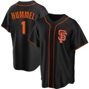 Cooper Hummel Men's San Francisco Giants Replica Alternate Jersey - Black