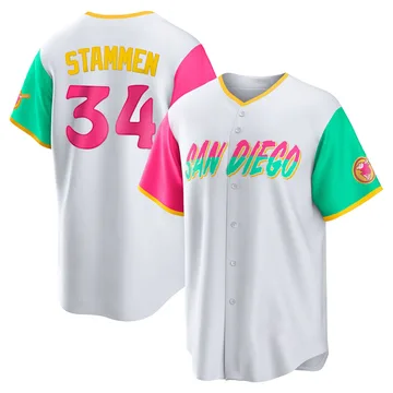 Craig Stammen Men's San Diego Padres Replica 2022 City Connect Jersey - White