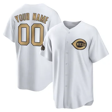 Custom Men's Cincinnati Reds Game Replica 2022 All-Star Jersey - White