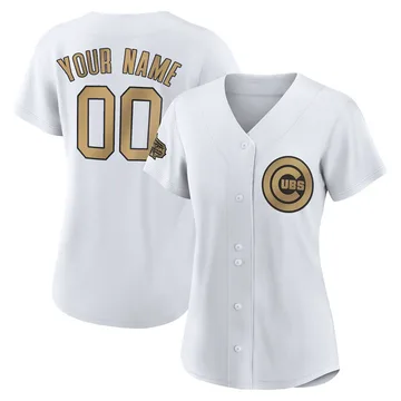 Custom Women's Chicago Cubs Game Authentic 2022 All-Star Jersey - White