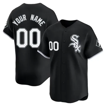 Custom Youth Chicago White Sox Limited Alternate Jersey - Black