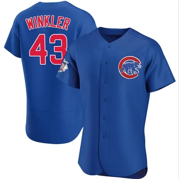 Dan Winkler Men's Chicago Cubs Authentic Alternate Jersey - Royal