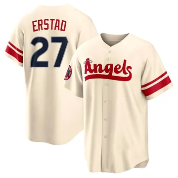 Darin Erstad Youth Los Angeles Angels Replica 2022 City Connect Jersey - Cream