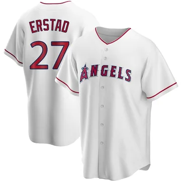 Darin Erstad Youth Los Angeles Angels Replica Home Jersey - White