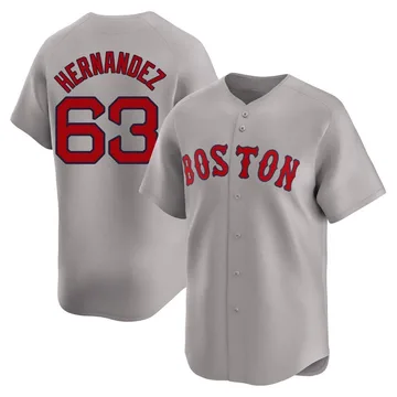 Darwinzon Hernandez Men's Boston Red Sox Limited Away Jersey - Gray