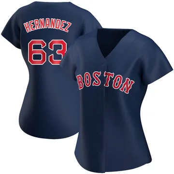 Darwinzon Hernandez Women's Boston Red Sox Authentic Alternate Jersey - Navy