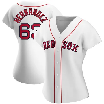 Darwinzon Hernandez Women's Boston Red Sox Authentic Home Jersey - White