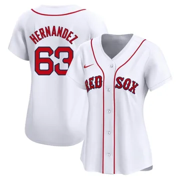 Darwinzon Hernandez Women's Boston Red Sox Limited Home Jersey - White