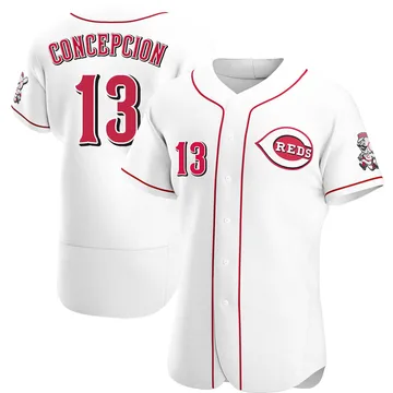 Dave Concepcion Men's Cincinnati Reds Authentic Home Jersey - White