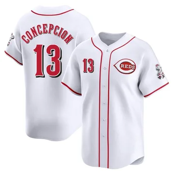 Dave Concepcion Men's Cincinnati Reds Limited Home Jersey - White