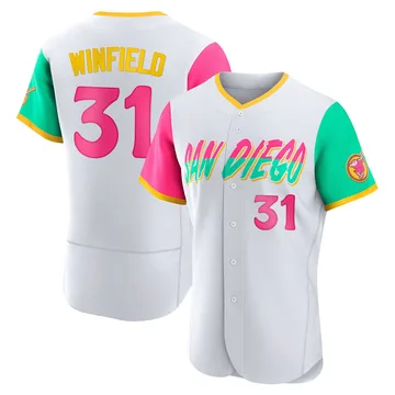 Dave Winfield Men's San Diego Padres Authentic 2022 City Connect Jersey - White