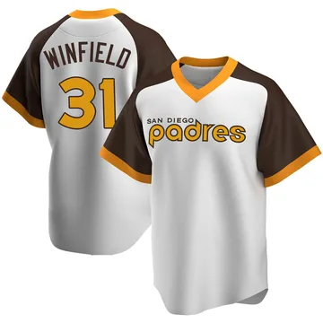 Dave Winfield Men's San Diego Padres Replica Home Cooperstown Collection Jersey - White