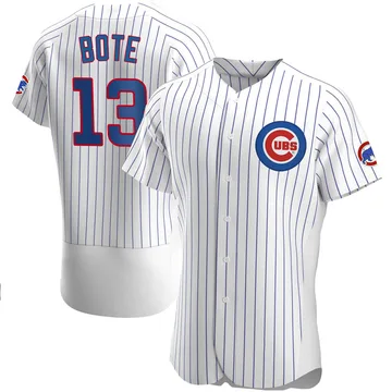 David Bote Men's Chicago Cubs Authentic Home Jersey - White