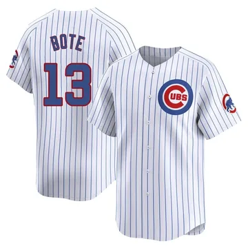 David Bote Men's Chicago Cubs Limited Home Jersey - White