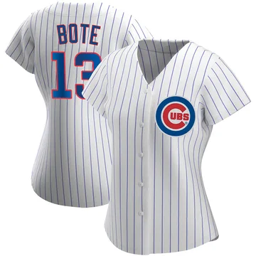 David Bote Women's Chicago Cubs Authentic Home Jersey - White