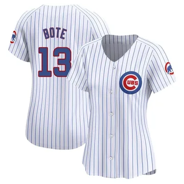 David Bote Women's Chicago Cubs Limited Home Jersey - White