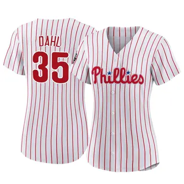 David Dahl Women's Philadelphia Phillies Authentic 2022 World Series Home Jersey - White