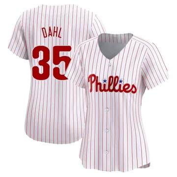 David Dahl Women's Philadelphia Phillies Limited Home Jersey - White