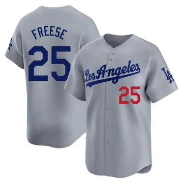 David Freese Youth Los Angeles Dodgers Limited Away Jersey - Gray