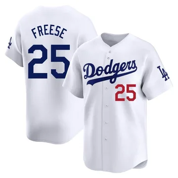 David Freese Youth Los Angeles Dodgers Limited Home Jersey - White