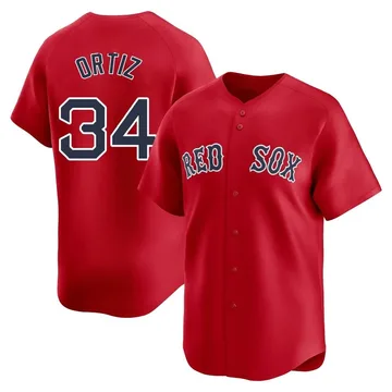 David Ortiz Men's Boston Red Sox Limited Alternate Jersey - Red