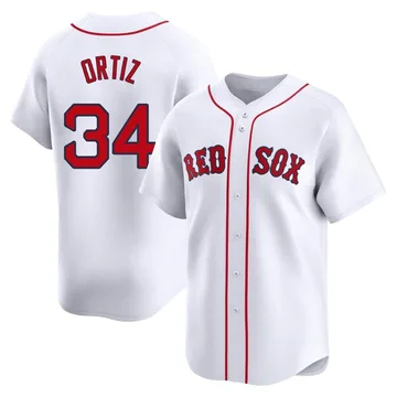 David Ortiz Men's Boston Red Sox Limited Home Jersey - White